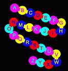 Alphabet Balloon Puzzle Scroll Saw Pattern