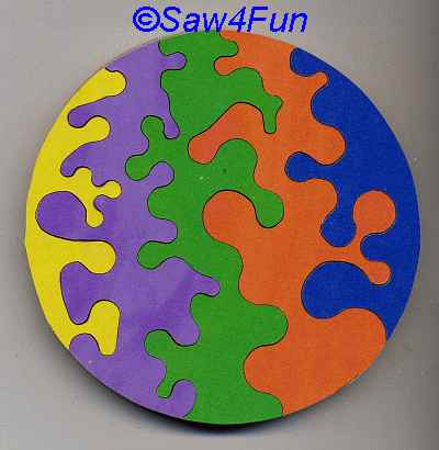 Circle #55 Puzzle Scroll Saw Pattern