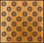 Checker, Chess Board Design Scroll Saw Pattern