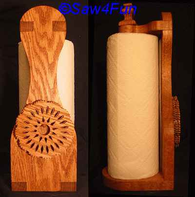 Plain Paper Towel Holder Scroll Saw Pattern