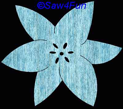Flower #15 Coaster Scroll Saw Pattern