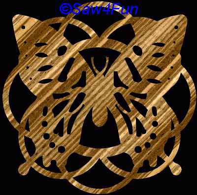 Butterfly #21 Coaster Scroll Saw Pattern
