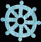 Ship Wheel #16 Coaster Scroll Saw Pattern