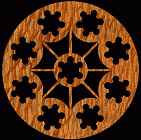 Geometric #15b Coaster Scroll Saw Pattern