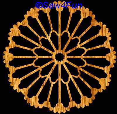 Geometric #30 Coaster Scroll Saw Pattern
