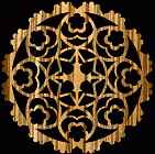 Geometric #35d Coaster Scroll Saw Pattern