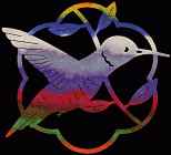 Hummingbird #5 Coaster Scroll Saw Pattern