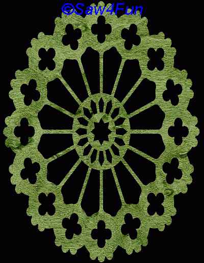 Geometric #18 Trivet Scroll Saw Pattern