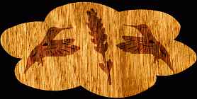 Hummingbird #12 Trivet Scroll Saw Pattern