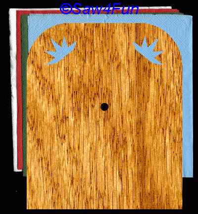 Geometric Napkin Holder #4 Scroll Saw Pattern