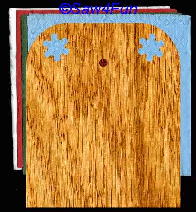 Geometric Napkin Holder #15 Scroll Saw Pattern