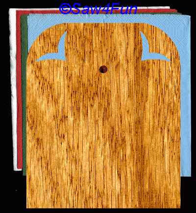 Geometric Napkin Holder #24 Scroll Saw Pattern