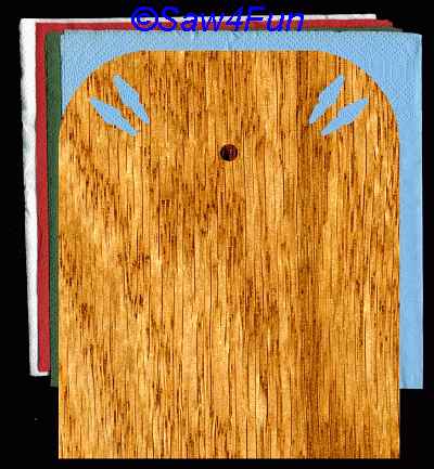 Geometric Napkin Holder #32 Scroll Saw Pattern