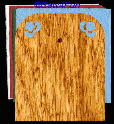 Geometric Napkin Holder #35 Scroll Saw Pattern
