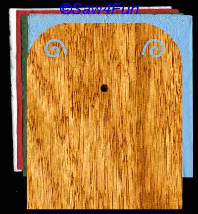 Geometric Napkin Holder #42 Scroll Saw Pattern