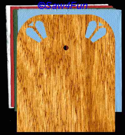 Geometric Napkin Holder #46 Scroll Saw Pattern