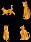 Cat Fridge Magnet Scroll Saw Pattern