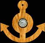 Anchor Clock Scroll Saw Pattern