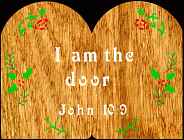 John 10:9 Bible Plaque Scroll Saw Pattern