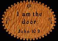John 10:9 Plaque Scroll Saw Pattern