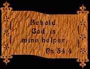 Psalm 54:4 Bible Plaque Scroll Saw Pattern