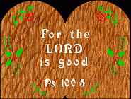 Psalm 100:5 Bible Plaque Scroll Saw Pattern