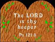 Psalm 121:5 Bible Plaque Scroll Saw Pattern