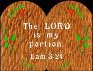 Lam 3:24 Bible Plaque Scroll Saw Pattern