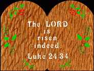 Luke 24:34 Bible Plaque Scroll Saw Pattern