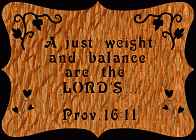 Proverbs 16:11 Bible Plaque Scroll Saw Pattern