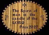 Proverbs 20:27 Bible Plaque Scroll Saw Pattern