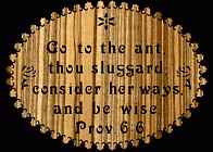 Proverbs 6:6 Bible Plaque Scroll Saw Pattern