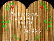 Jeremiah 33:3 Bible Plaque Scroll Saw Pattern