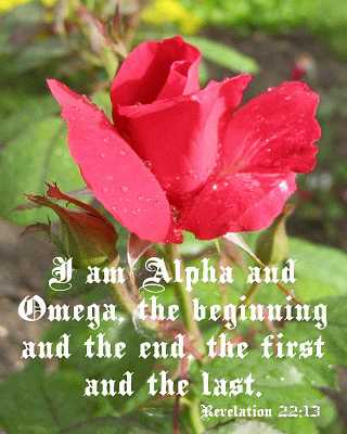 I am Alpha and Omega Rev 22:13 Poster